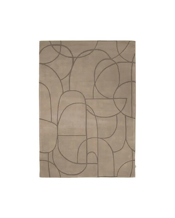 Modern Abstract teppich beige
