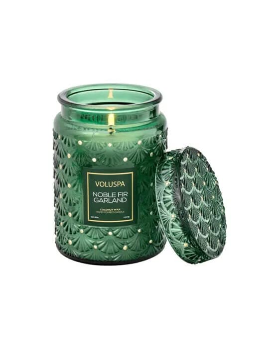 Noble Fir Garland Scented Candle Large Jar