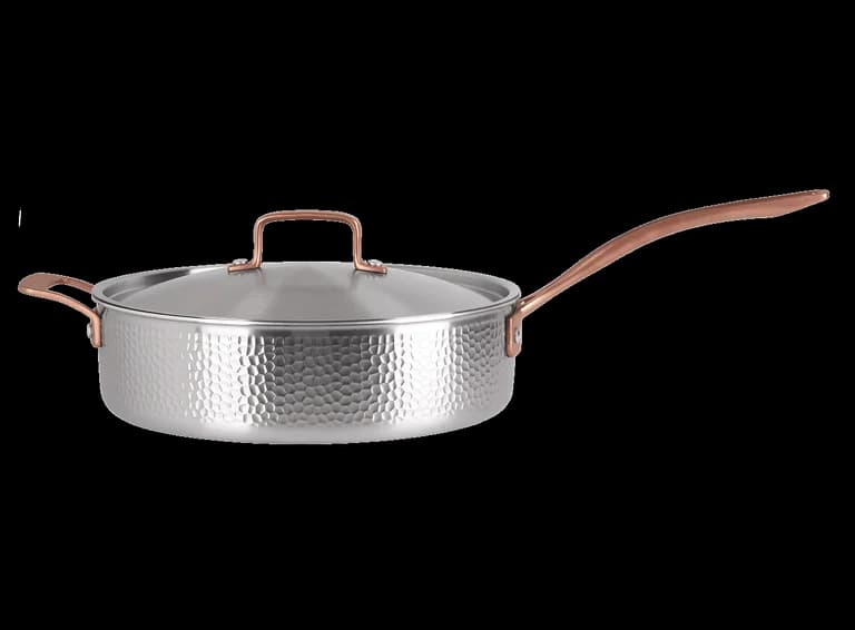 Sautépfanne mit Deckel 28 cm - Edelstahl - Pepper