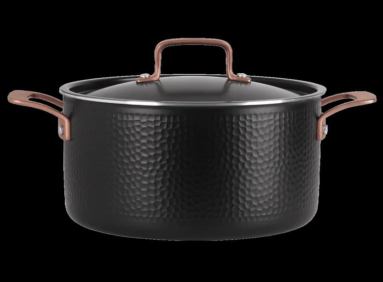 Schmortopf mit Deckel 24 cm / 5,65 Liter - Schwarz - Pepper
