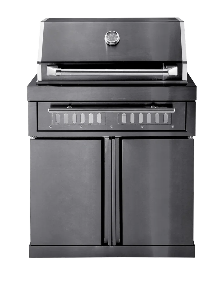 Black Collection - Freistehender Holzkohlegrill - Myoutdoorkitchen