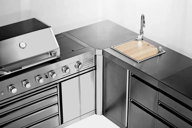 Black Collection - 90°-Eckmodul - Myoutdoorkitchen