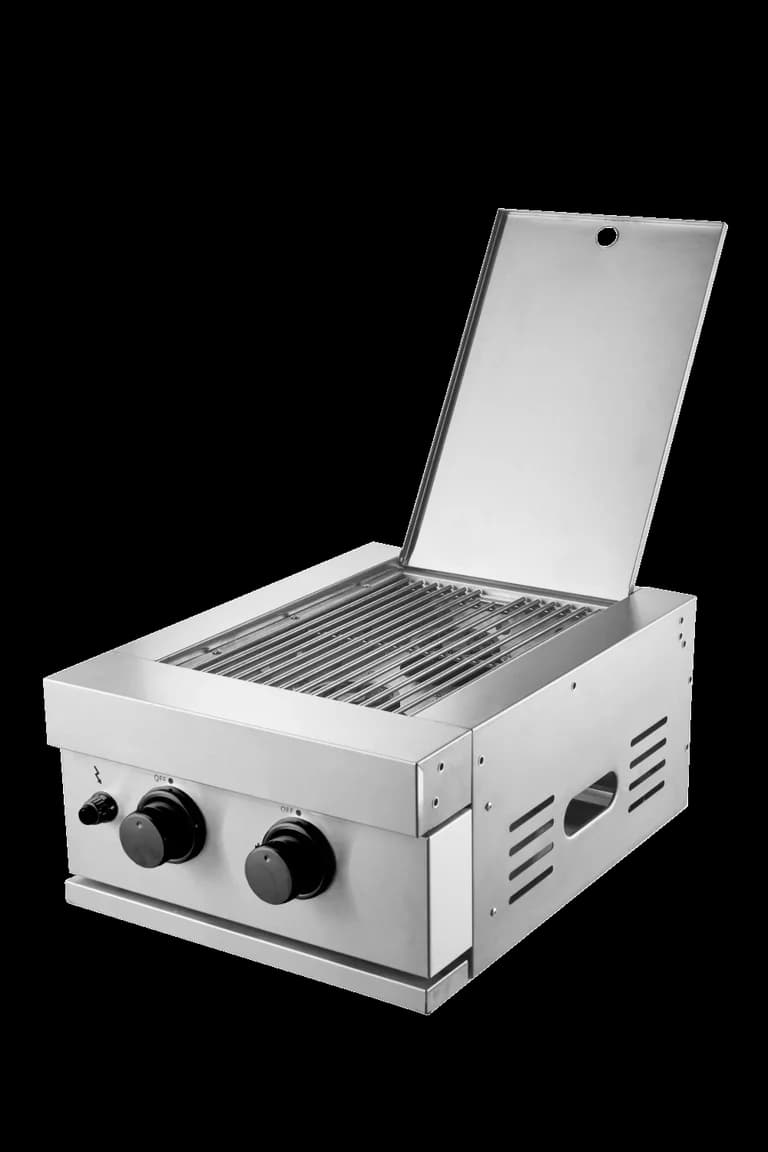 Built-in - Einbaufähiger Seitenbrenner mit doppelten Kochfeldern - Myoutdoorkitchen