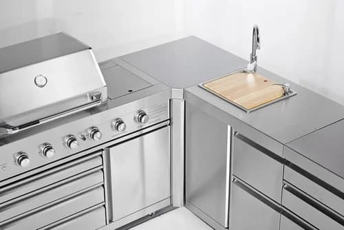 Stainless Collection - 90°-Eckmodul - Myoutdoorkitchen