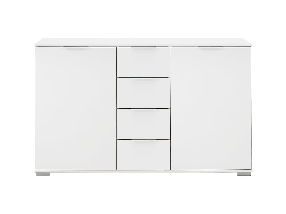 Sideboard weiß 130 cm mit 2 Türen - EASY PLUS