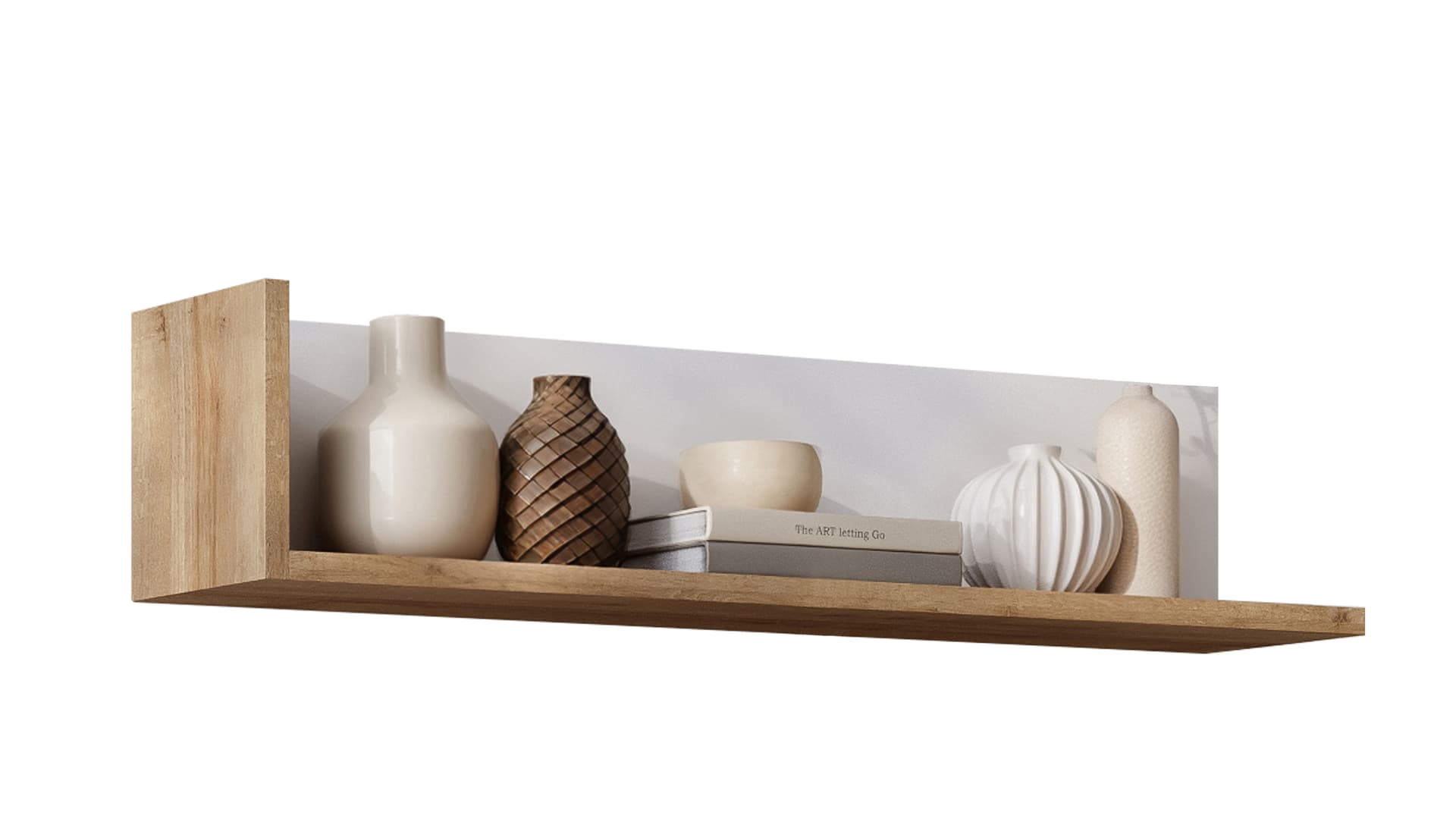 Wandboard weiß Hochglanz 120 cm - LYON