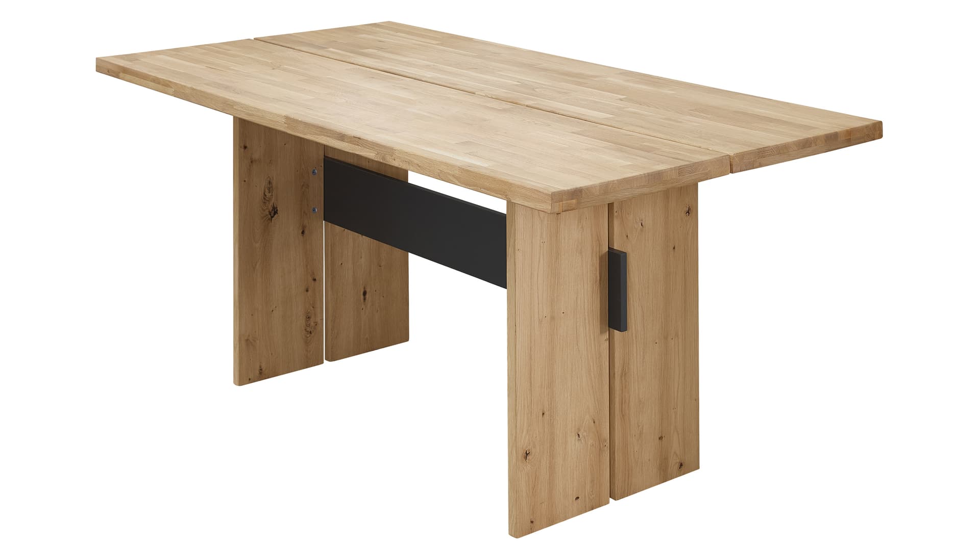 Esstisch Massivholztisch 180 x 90 cm Wildeiche massiv geölt - CATANIA