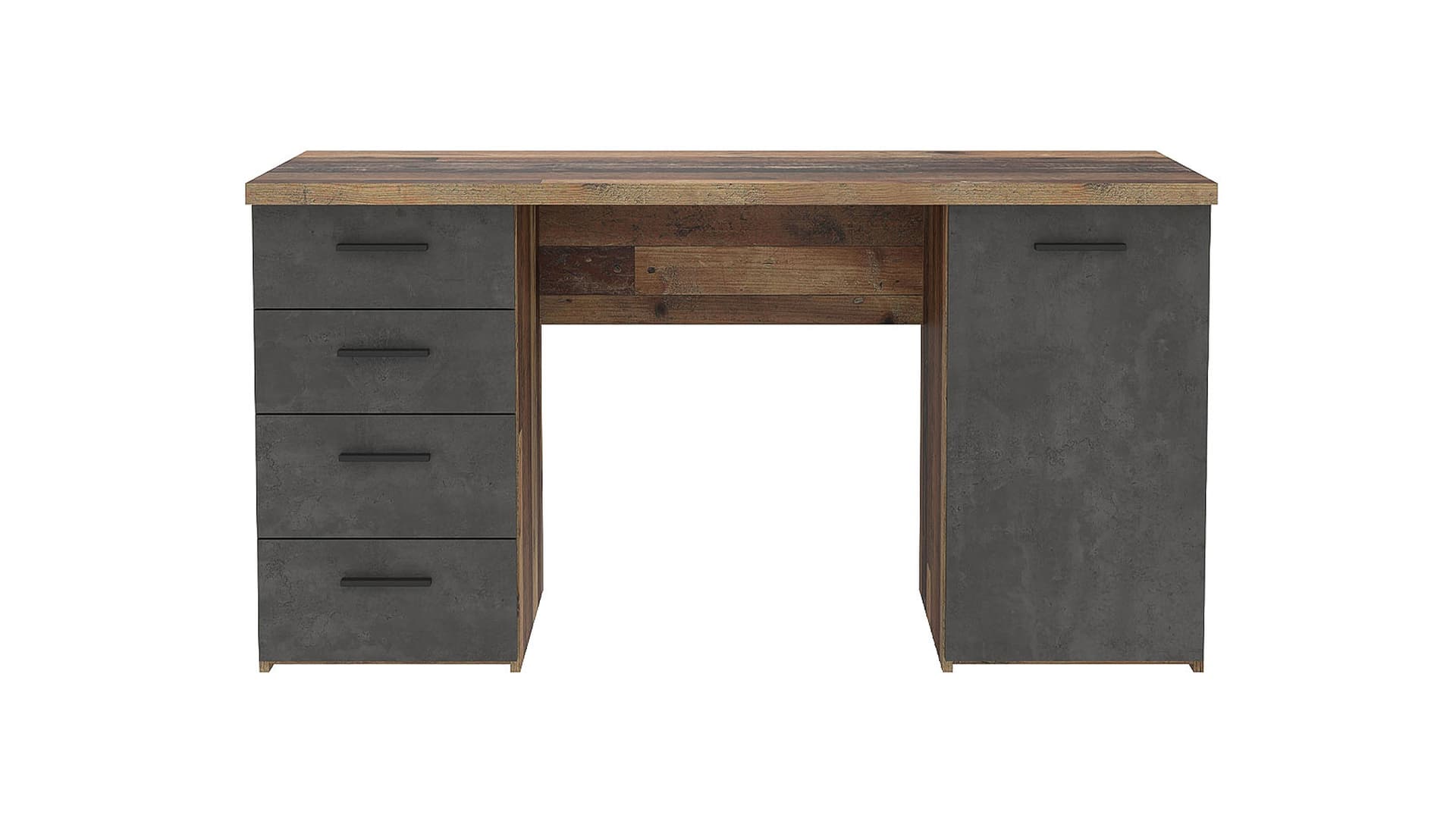 Computerschreibtisch Old Wood grau 145 x 60 cm - NET