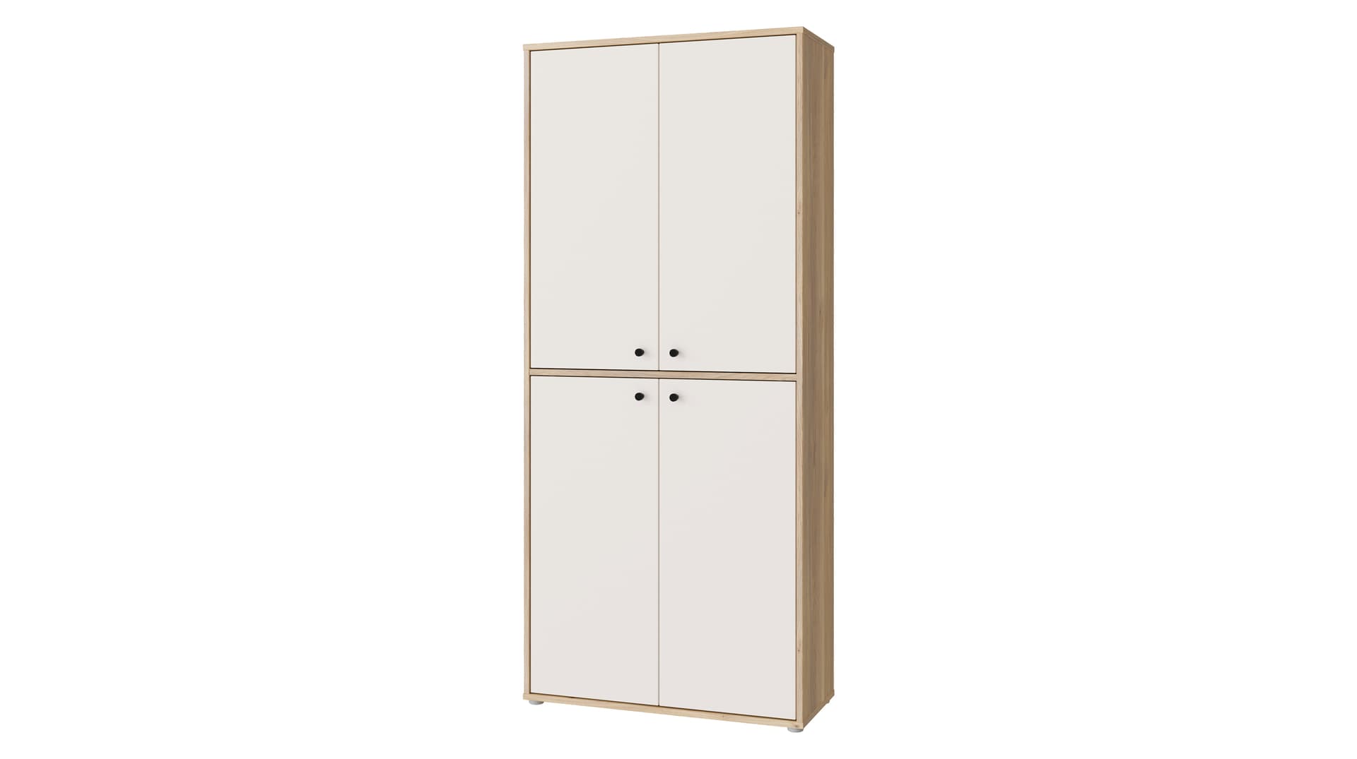 Garderobenschrank beige Mauvelle Eiche 84 x 191 cm - KENDRAY