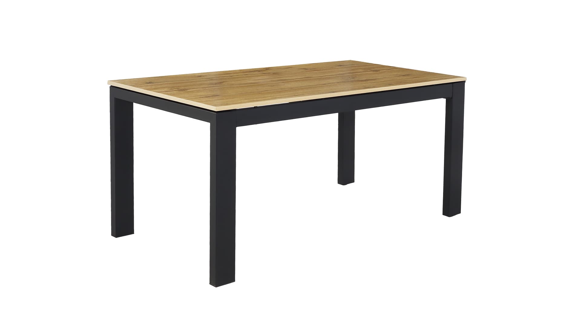 Esstisch 160 x 90 cm ausziehbar Wildeiche - BELIA