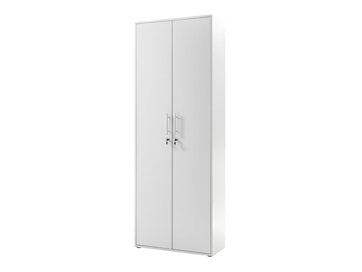 Büroschrank lichtgrau 80 cm x 216 cm - 5 Einlegeböden - PRONTO