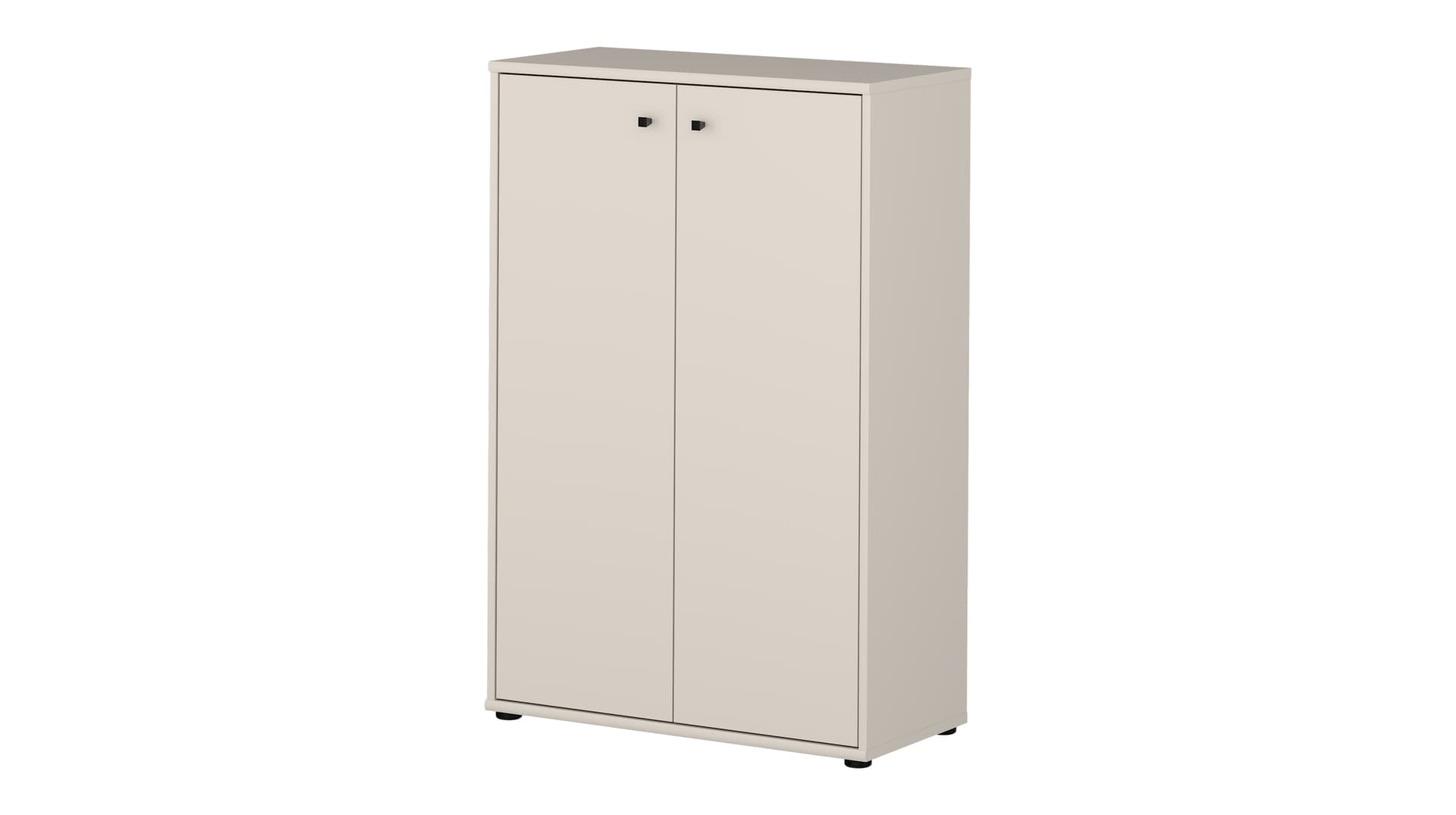 Kommode beige 111 cm - 2-türig - TEMPRA
