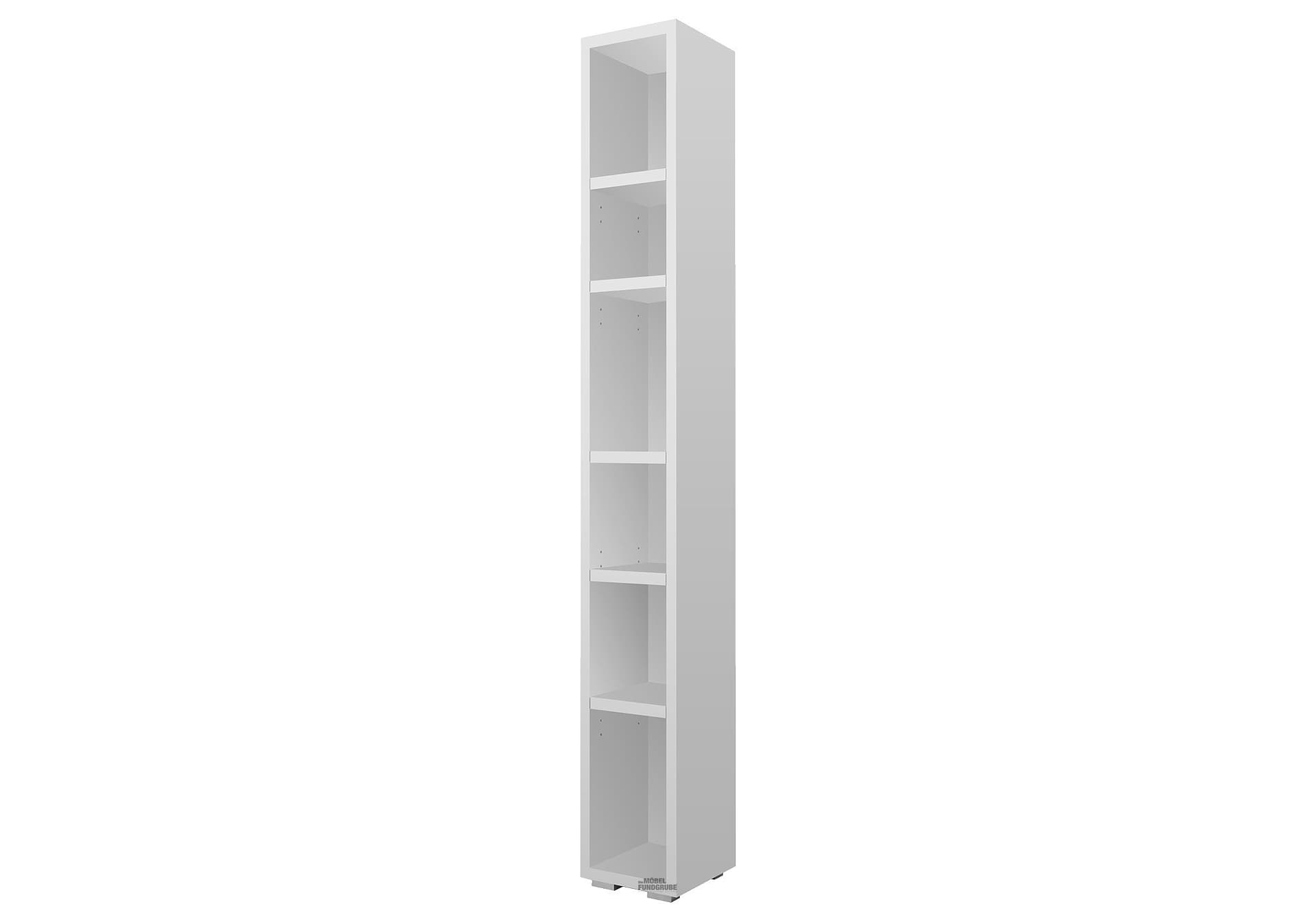 Bücherregal Standregal weiß 25 x 191 cm - IMAGE