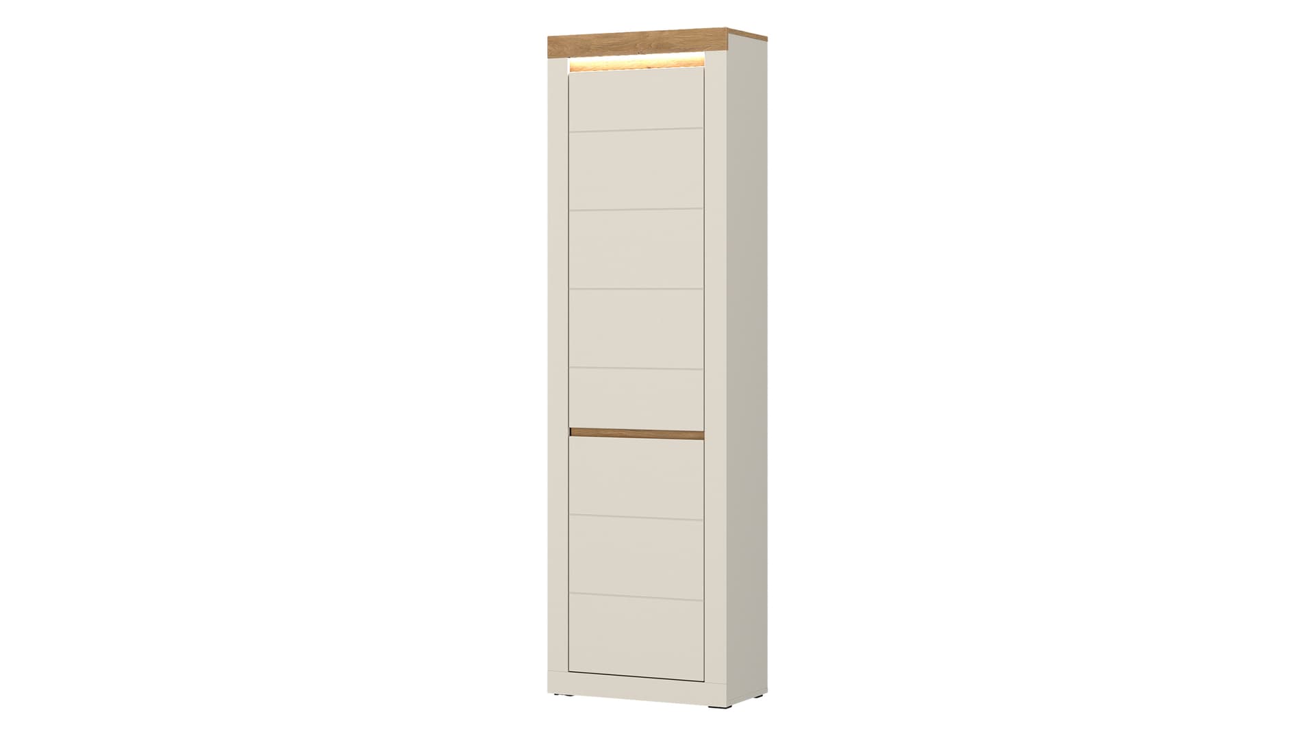 Garderobenschrank Beige-Kaschmir - Eiche - 205 cm - NAXXAR