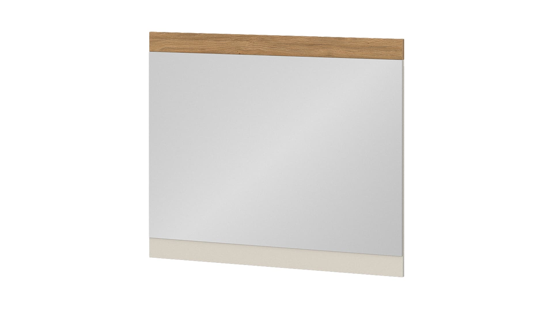 Wandspiegel Beige-Kaschmir - Eiche 95 x 62 cm - NAXXAR