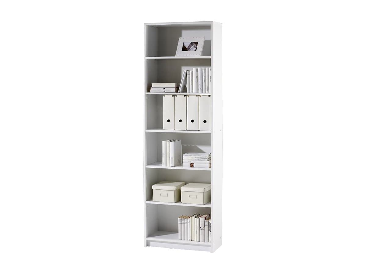 Bücherregal Standregal weiß 60 x 202 cm - LILLY