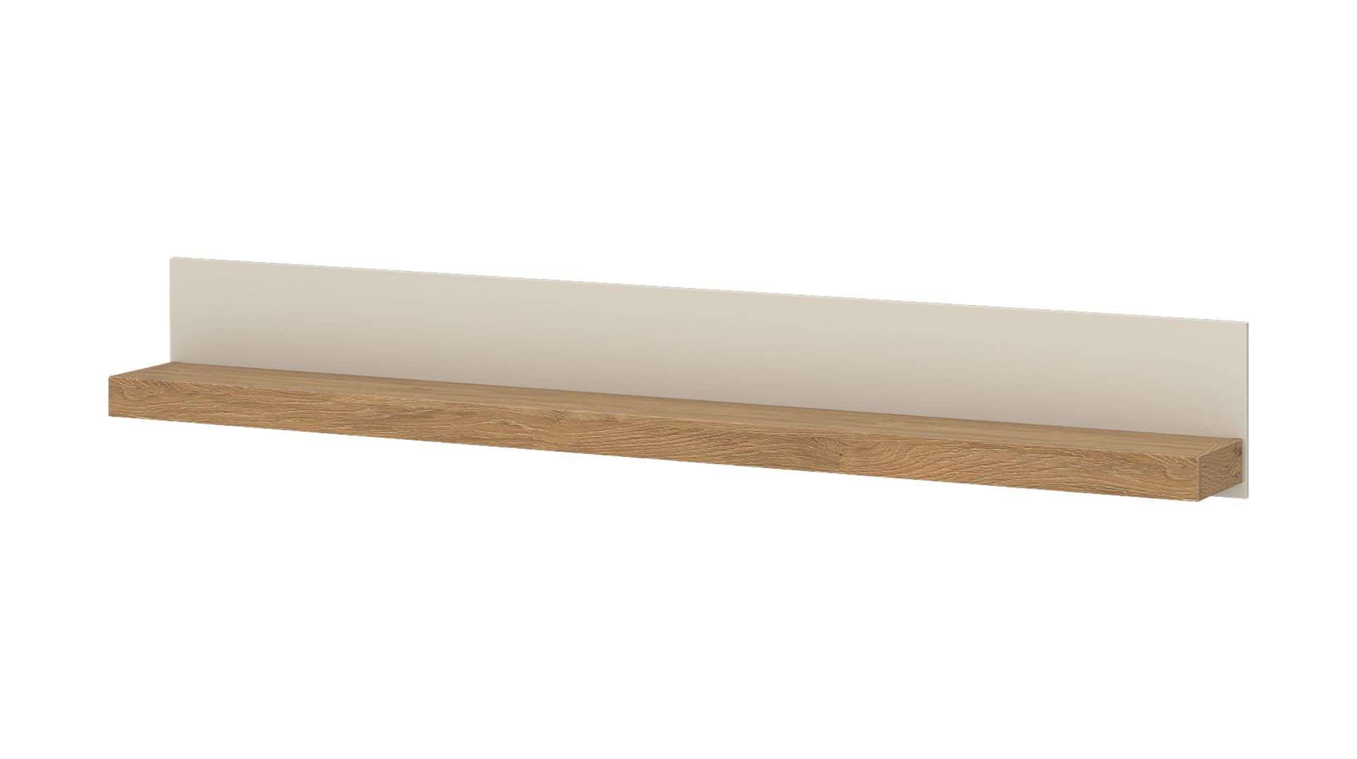 Wandregal Beige-Kaschmir - Eiche - 194 cm - NAXXAR
