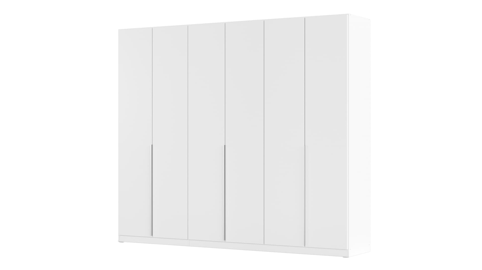 Kleiderschrank weiß 271 cm - rauch - ALABAMA