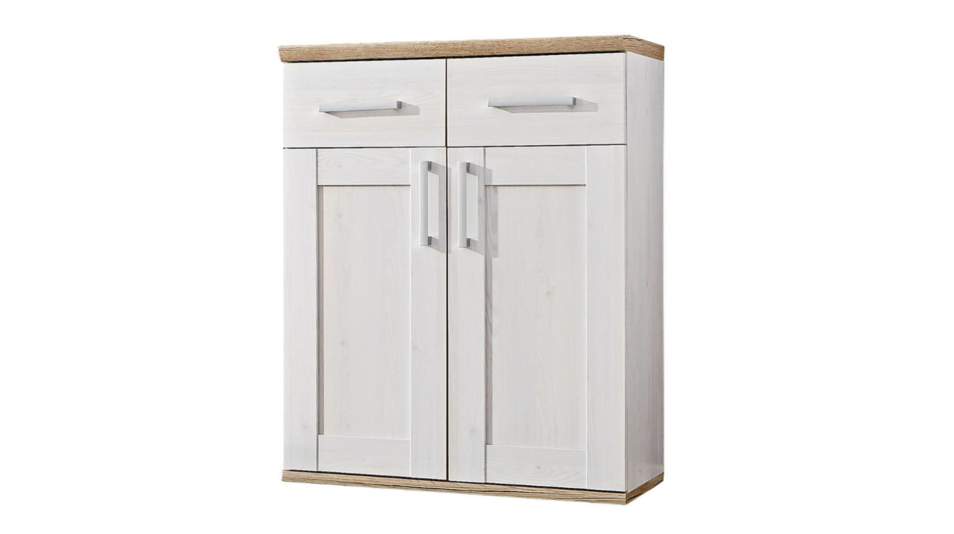 Schuhschrank Sibiu Lärche 96 x 91 cm 2-türig - ROMANCE