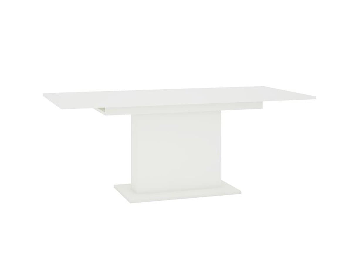 Esstisch 160 - 200 cm ausziehbar weiß - MADRAS