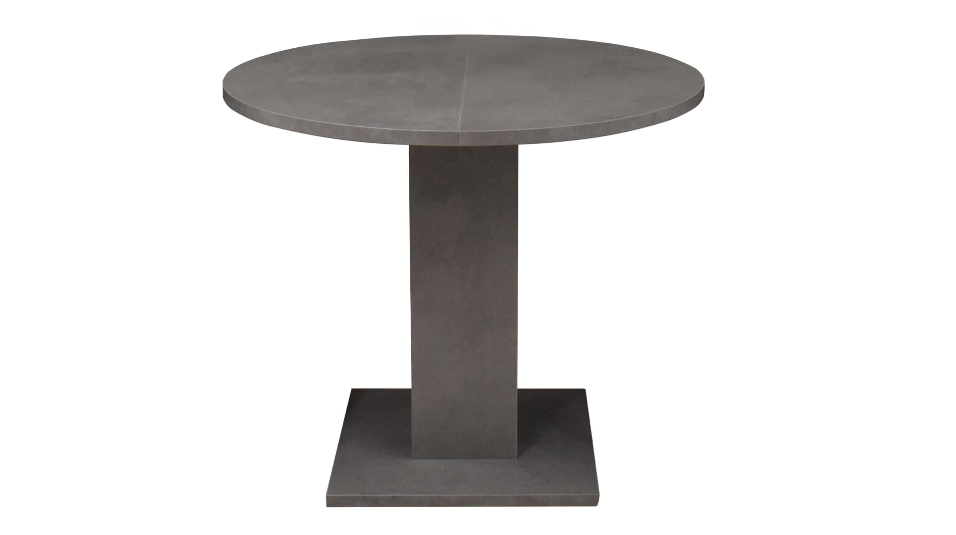 Esstisch rund ausziehbar 90 cm graphit - TAP
