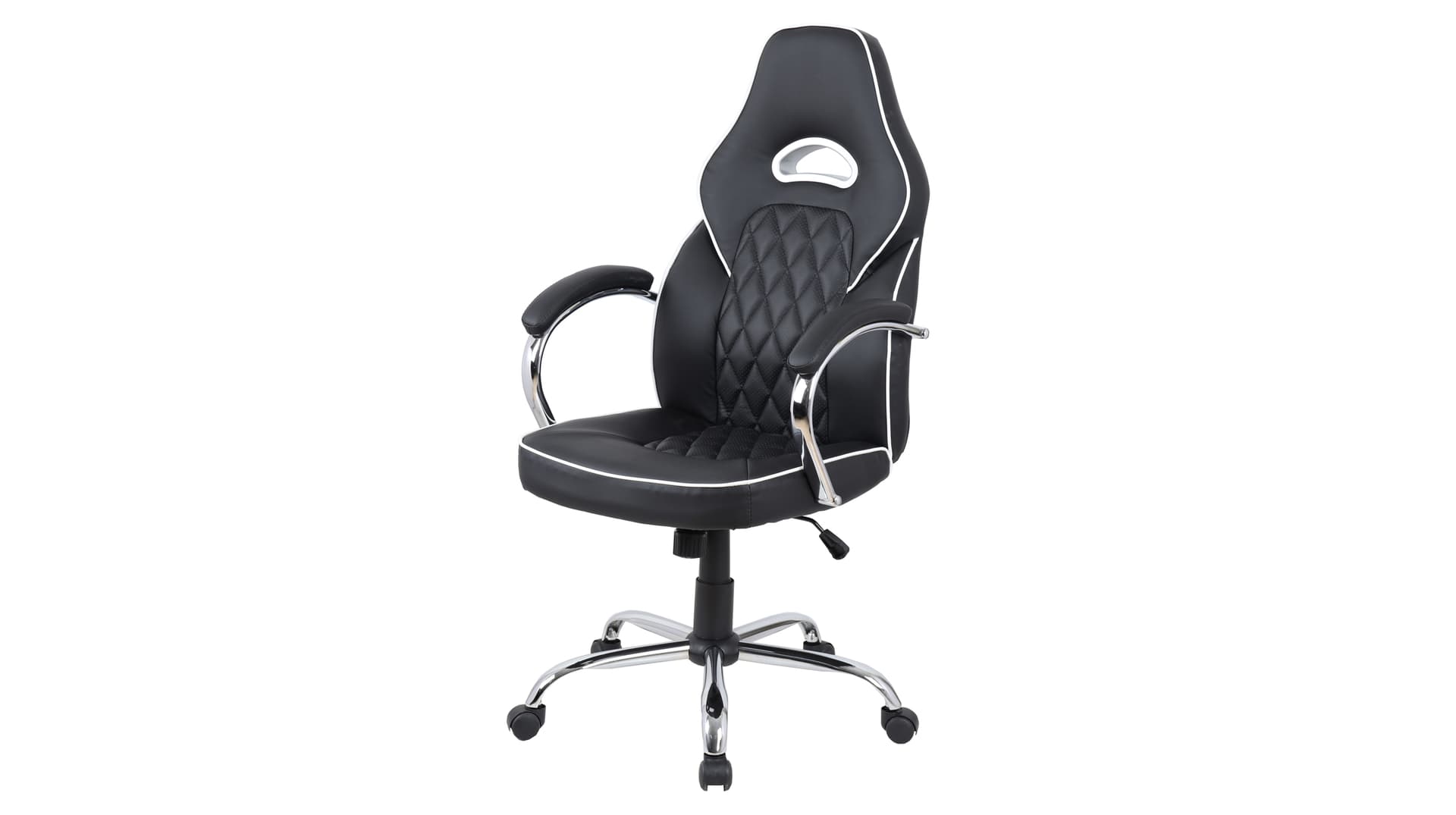 Gamingstuhl Chefsessel schwarz - Wippfunktion - NASHVILLE