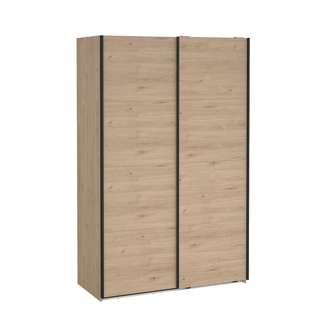 Bergamo Schiebetürenschrank 2 Türen 140x220cm Eiche Dekor.