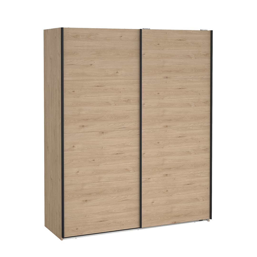 Bergamo Schiebetürenschrank 2 Türen 180x220cm Eiche Dekor.