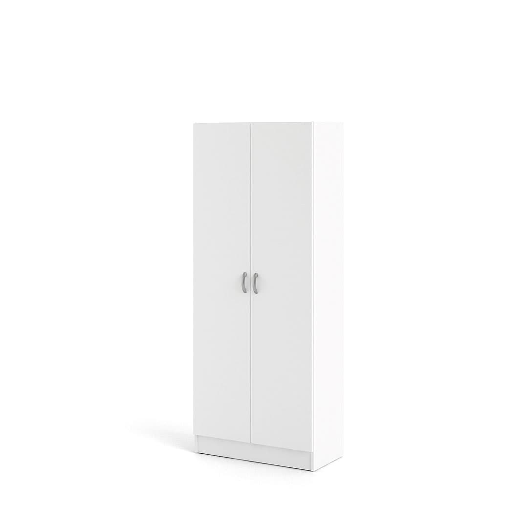 Fox Kleiderschrank mit 2 Türen, weiß.