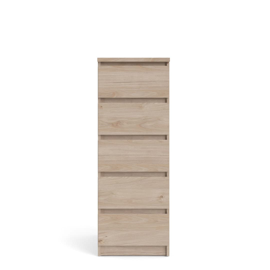 Nada Kommode 5 Schubladen Hickory-Dekor.