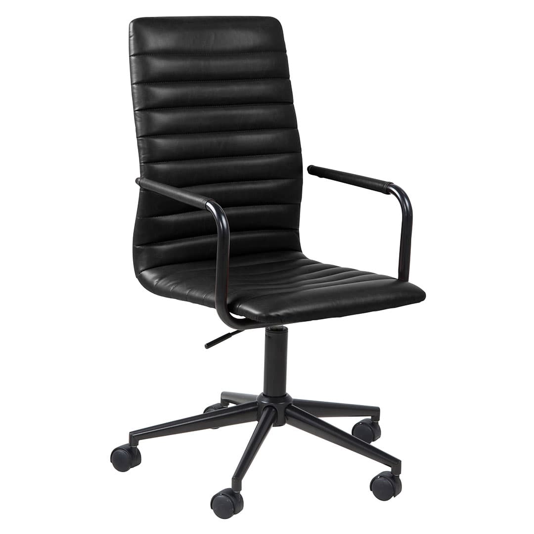 Winslow Bürostuhl PU Kunstleder schwarz.