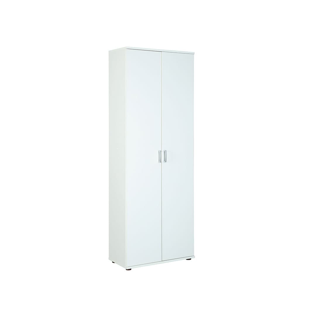 Arta Kleiderschrank 5 Ablagen, weiss.