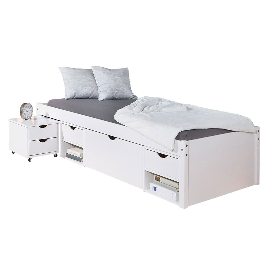 Timm Bett 90x200 cm, weiss.