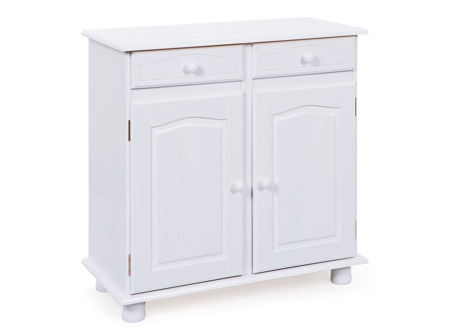 Lovo Sideboard 2 Schubladen, 2 Türen, weiss.