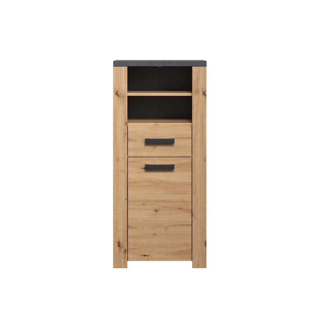 Follow Badschrank Eiche dekor.