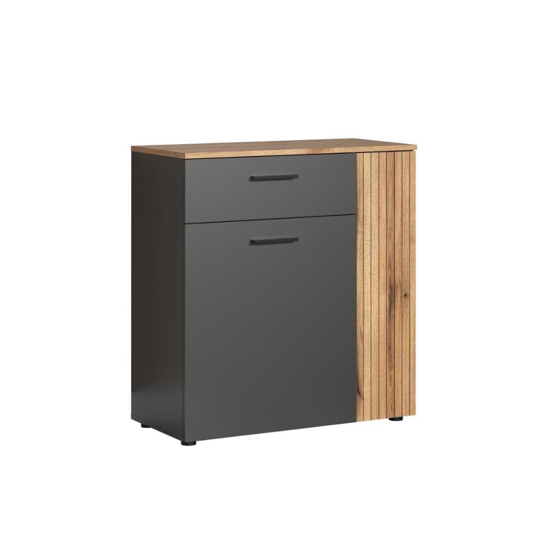 Esteban Sideboard 2 Türen, 1 Schublade Antracit.