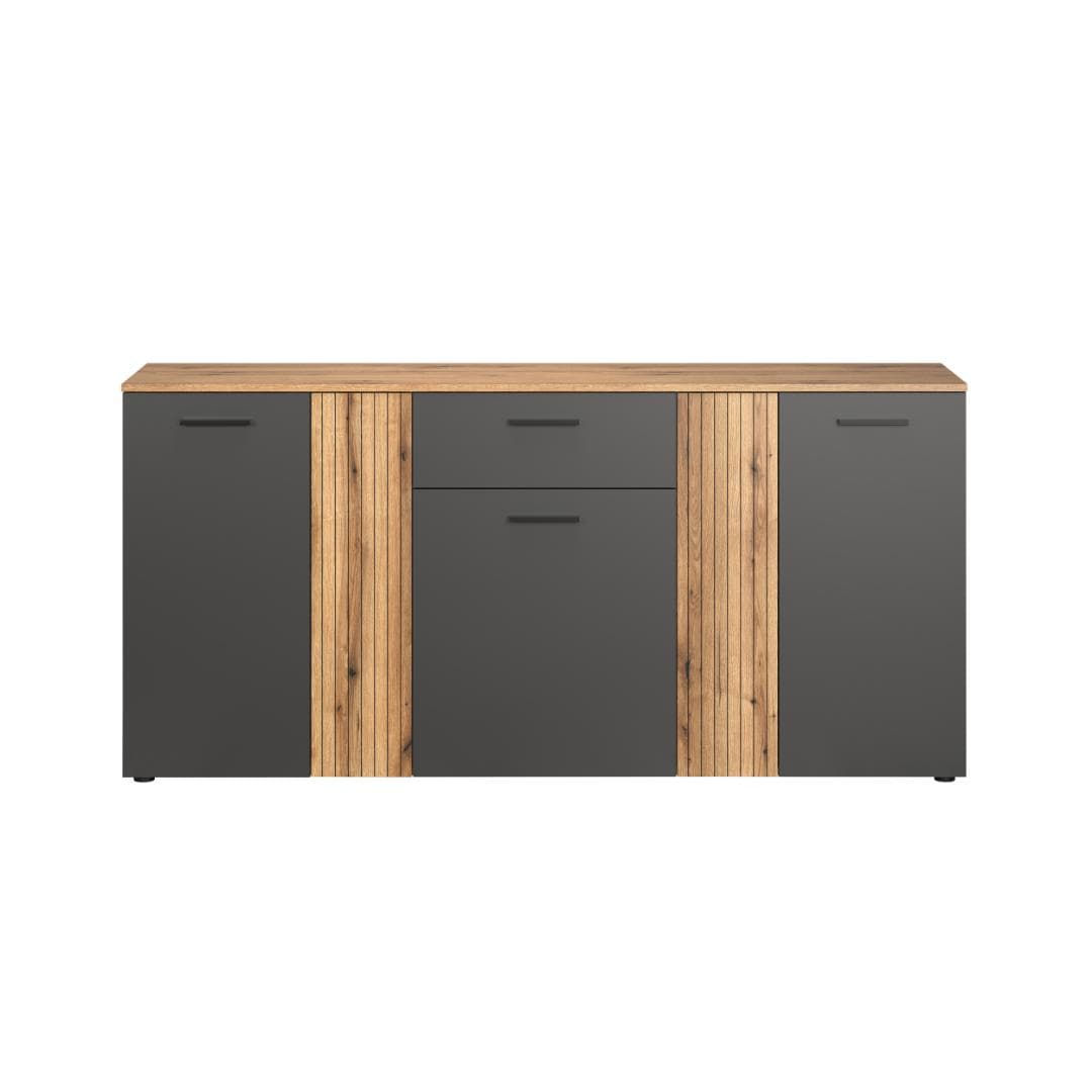 Esteban Sideboard 5 Türen, 1 Schublade Antracit.