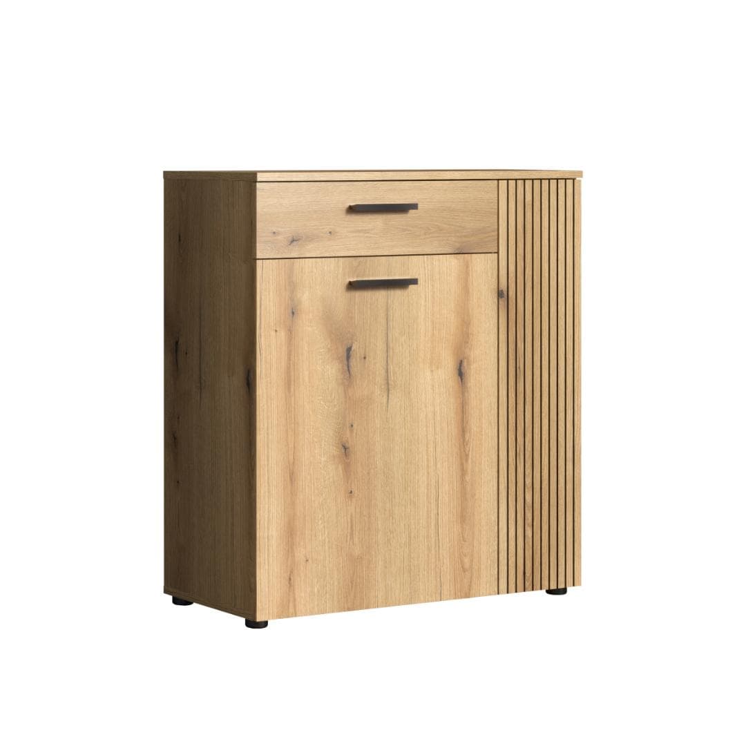 PureBliss Sideboard 2 Türen, 1 Schublade Eiche Dekor.