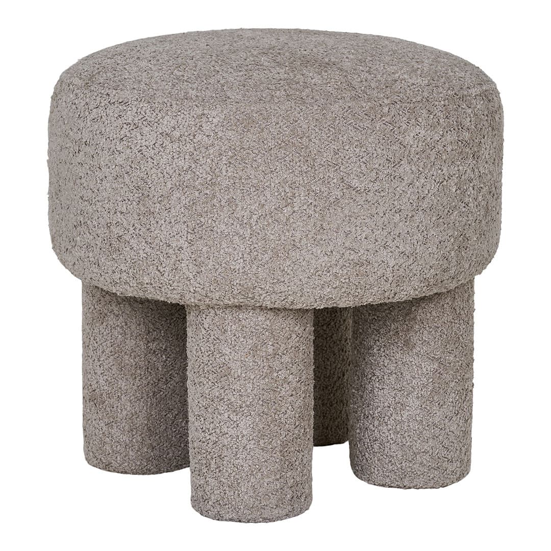 Perth Pouf Hellgrau.