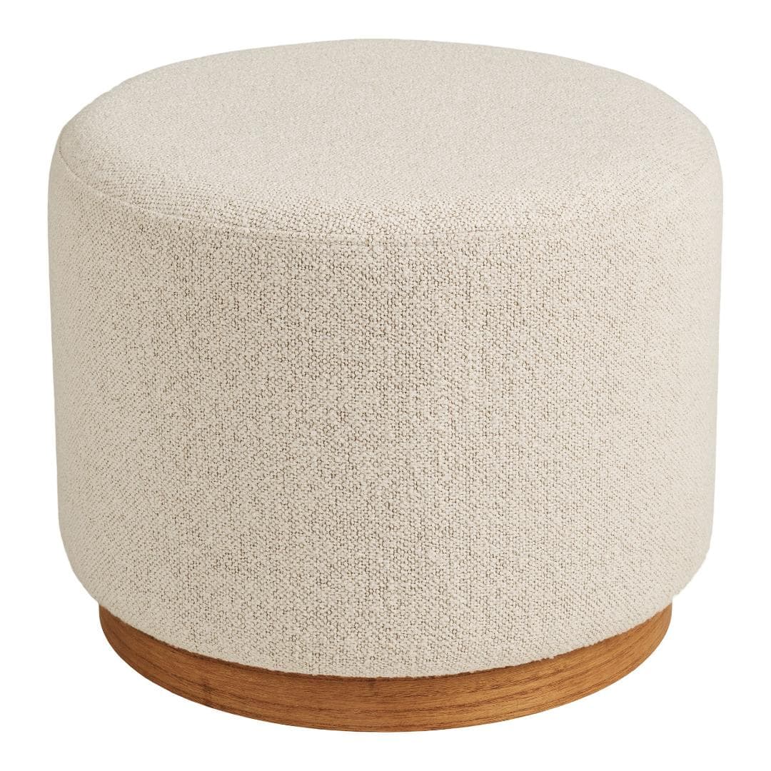 Gry Pouf Ø50cm sandfarben.