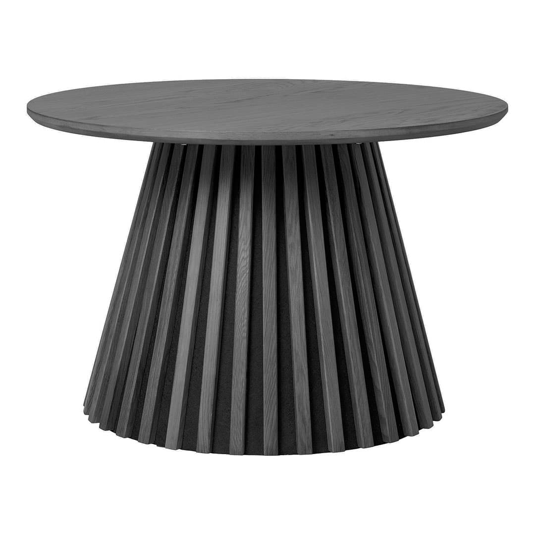 Osaka Couchtisch Ø70cm schwarz.