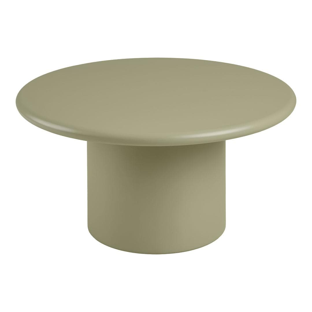 Henny Couchtisch Ø80cm grün.