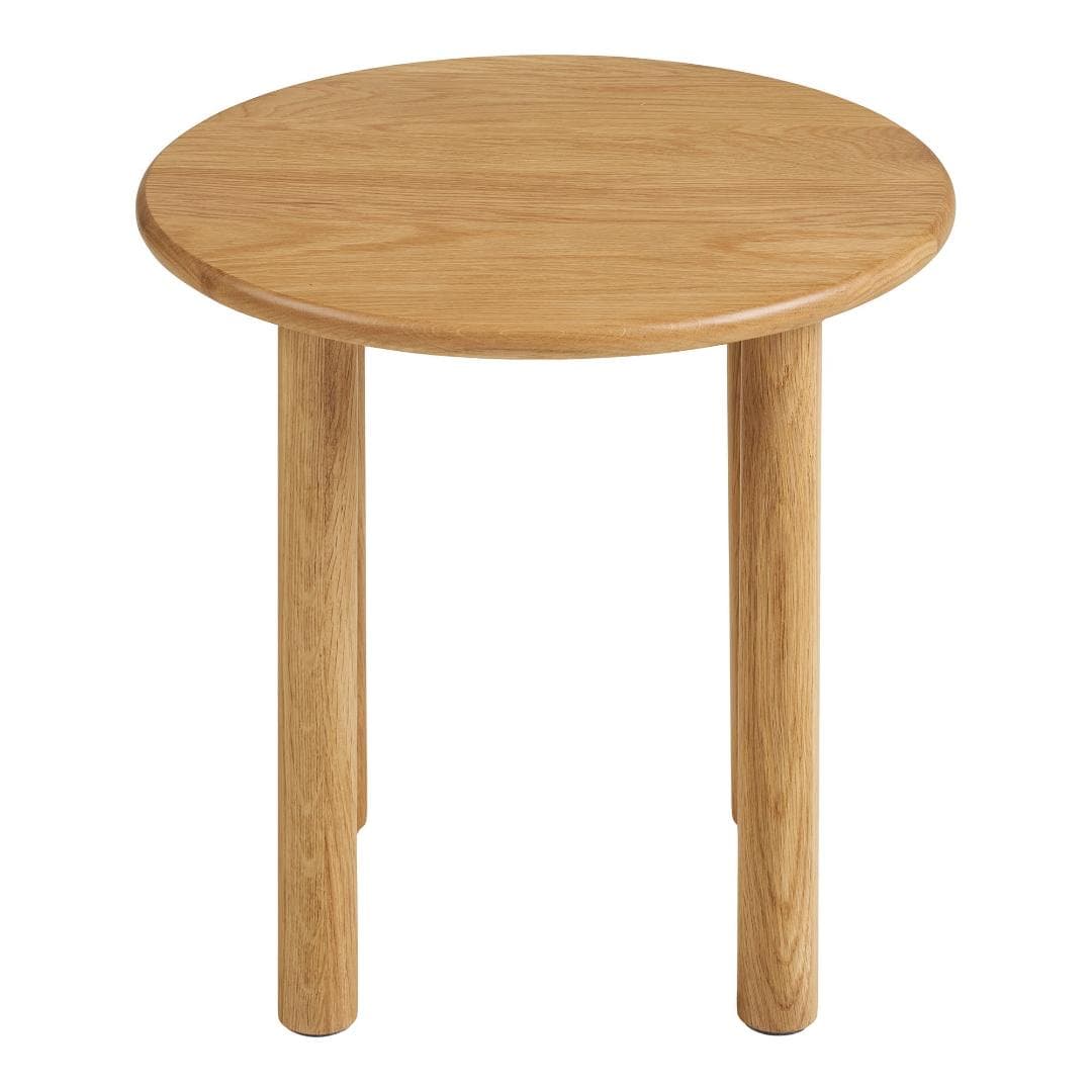 Iselin Couchtisch Beistelltisch Ø40cm Eiche.