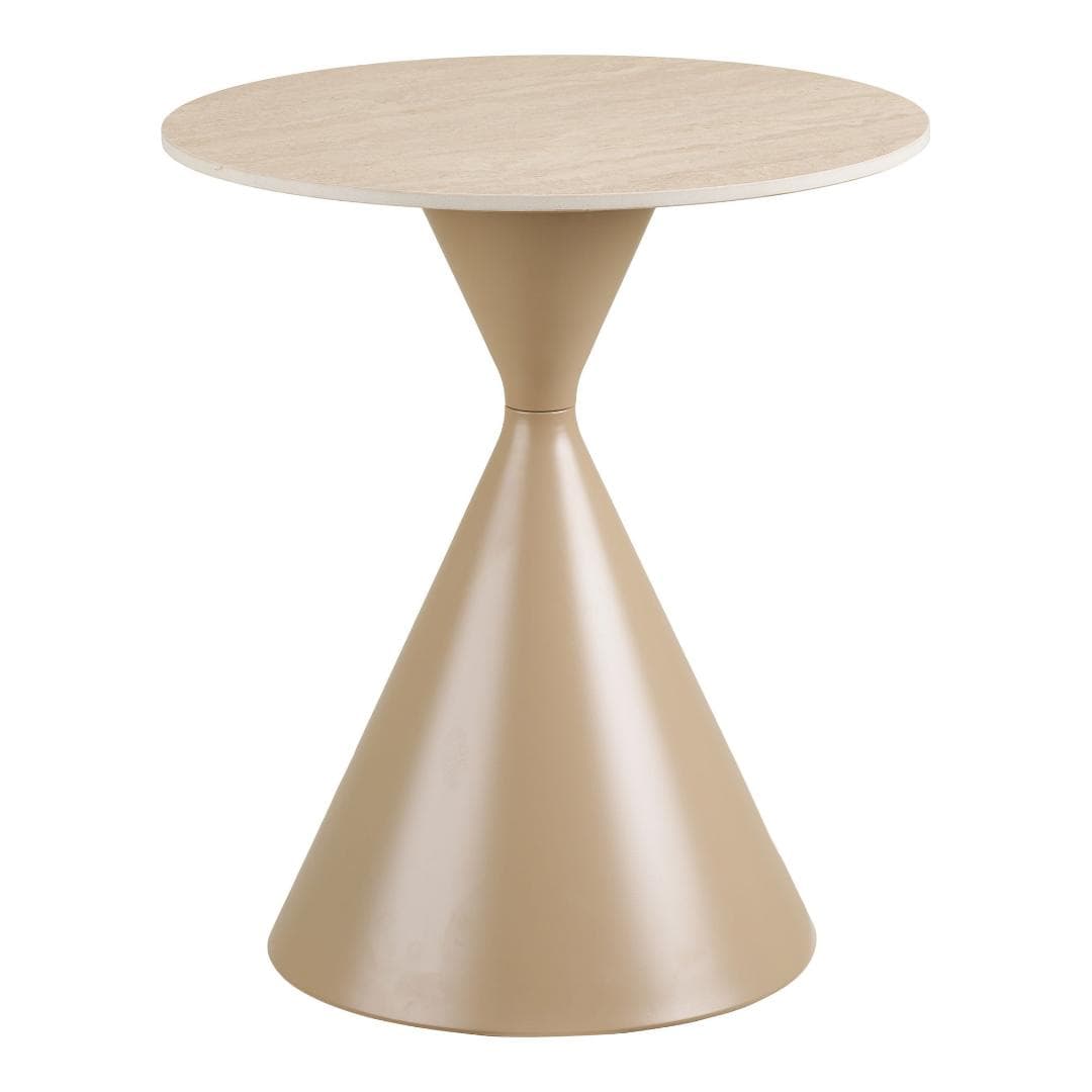 Elin Eckbord Ø50cm sandfarben.