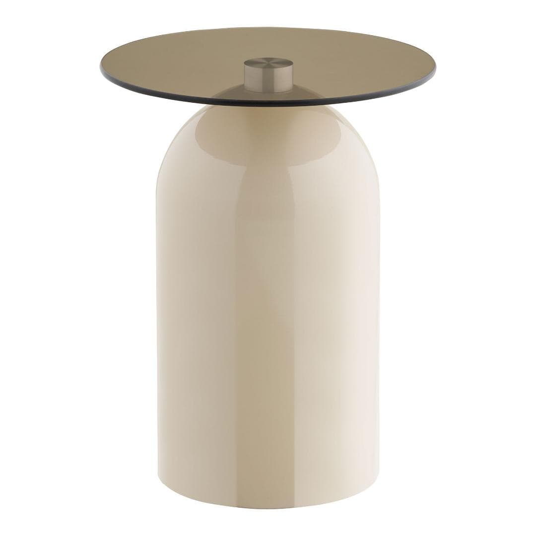 Solveig Eckbord Ø40cm beige, grau.