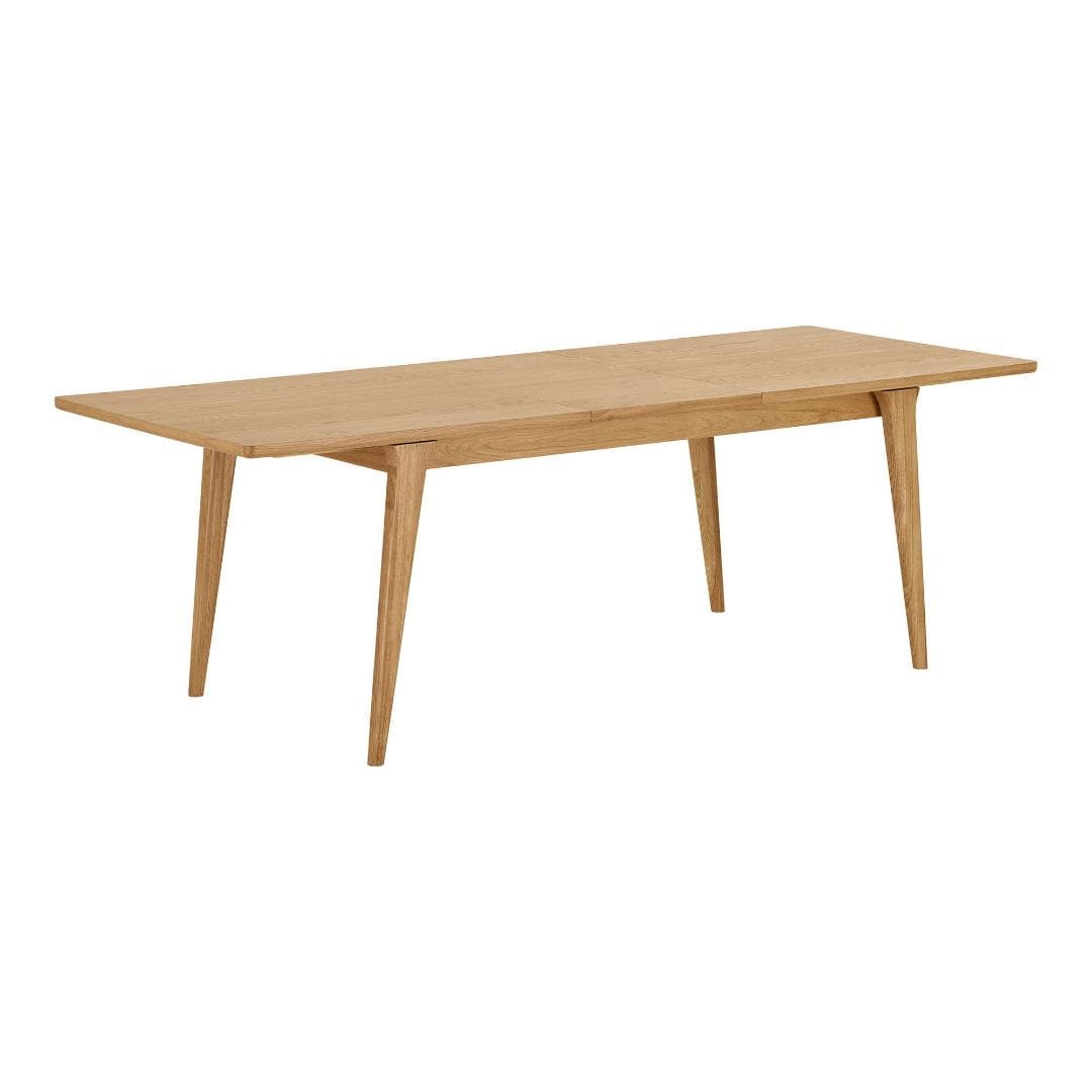 Karna Esstisch 180, 230cm inkl. 1 Einlegeplatte Echtholzfurnier.