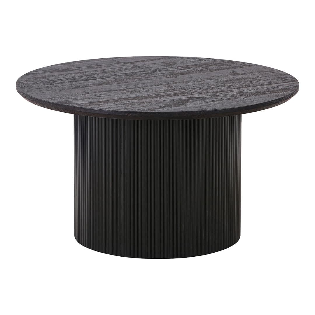Boavista Couchtisch Ø80cm dunkelbraun.