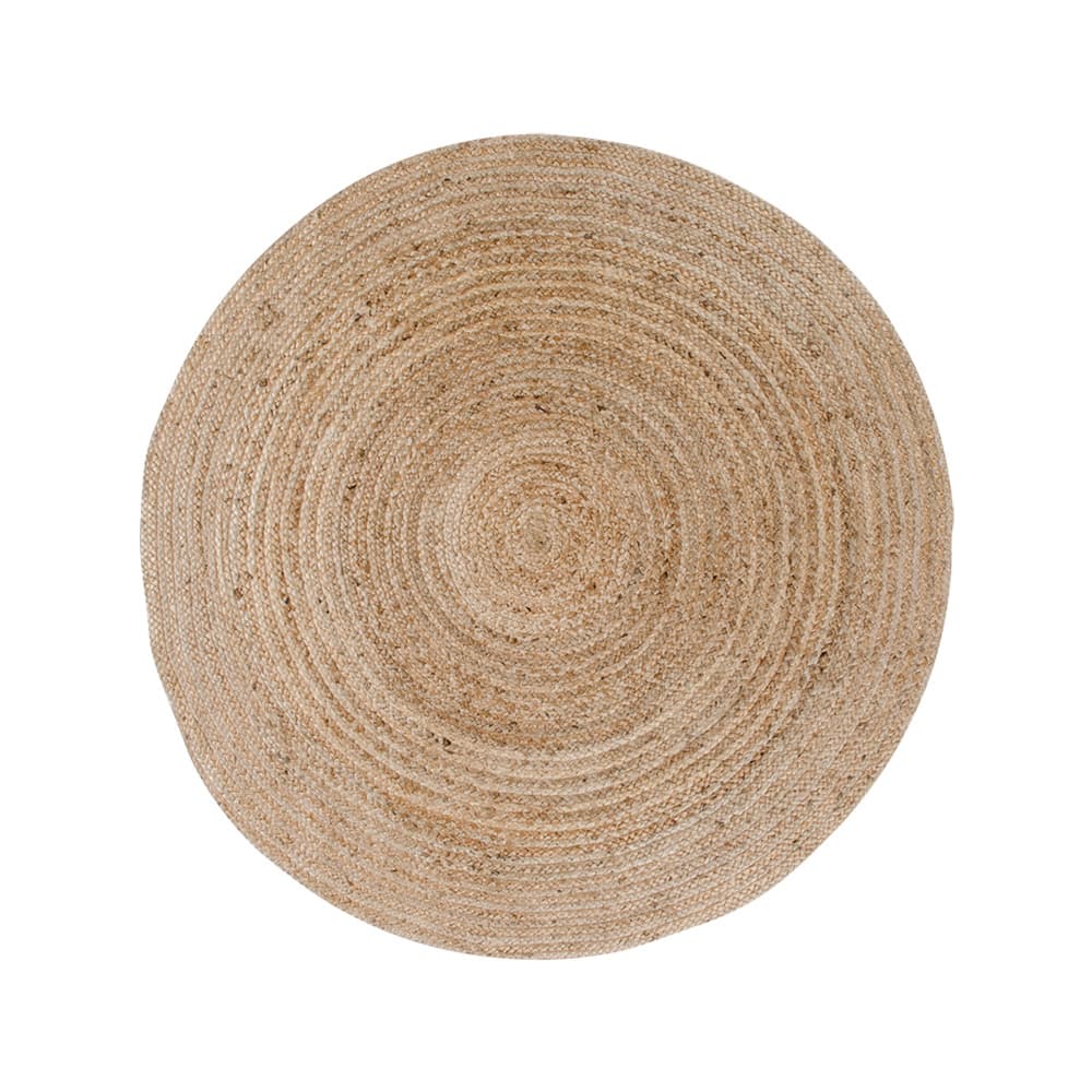 Broom Teppich Ø120 cm, Naturjute.