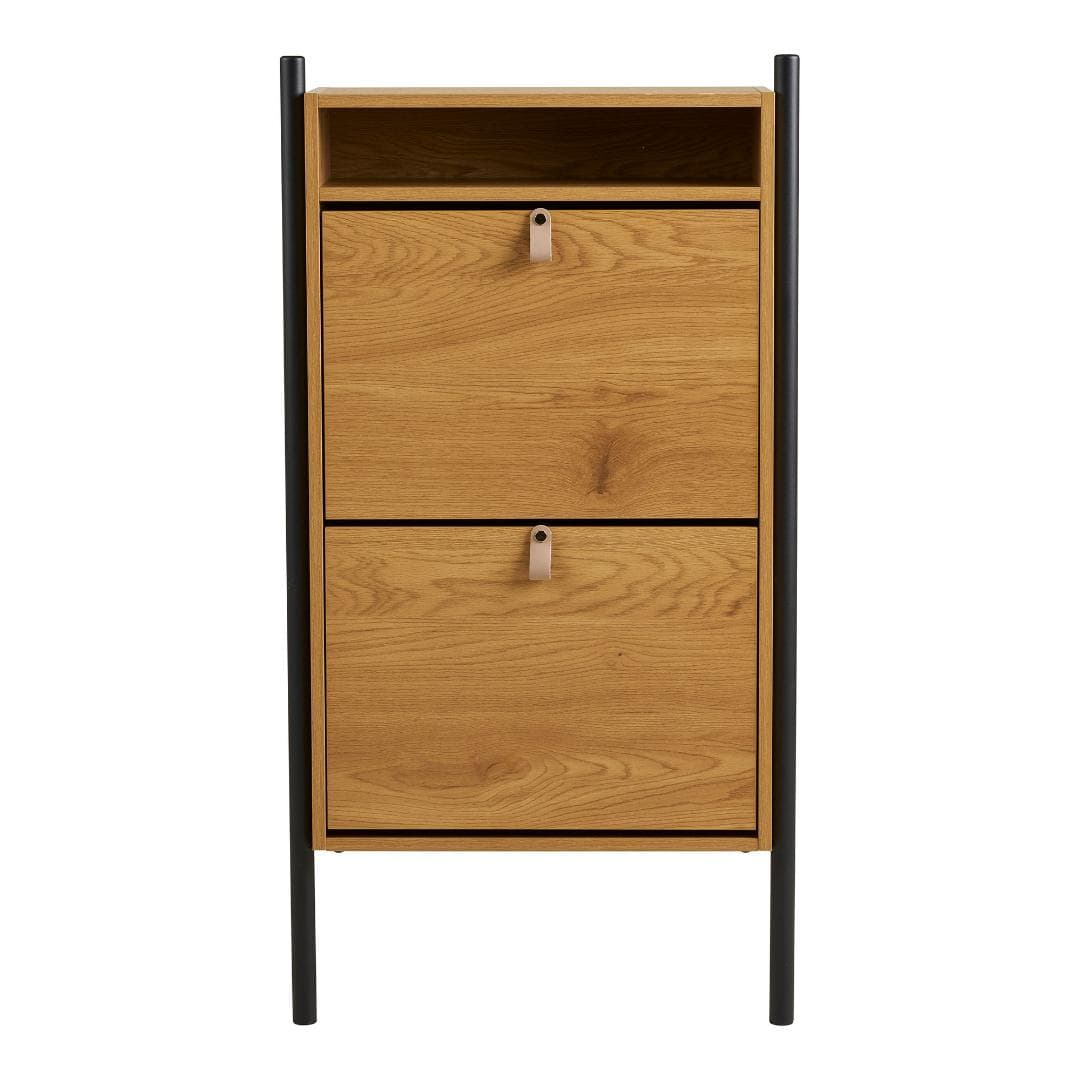 Elna Schuhschrank 2 Klappen EichenDekor.