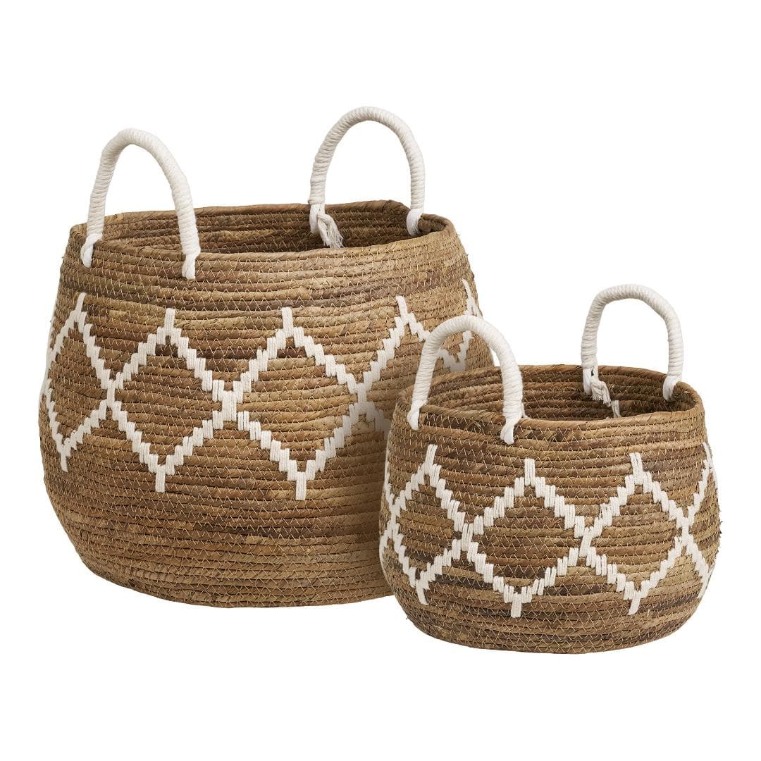 Runa Korb Set mit 2 natur.
